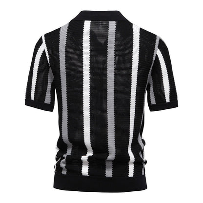 Striped Resort Polo Shirt