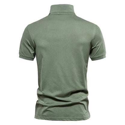 Classic Cotton Embroidered Polo Shirt