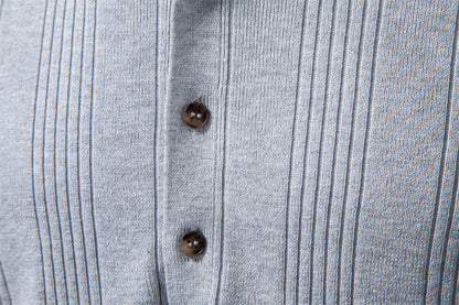 Breathable Knit Polo Shirt