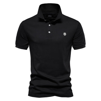 Classic Cotton Embroidered Polo Shirt