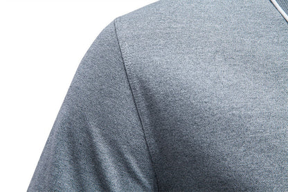 Men’s Zip Collar Polo Shirt